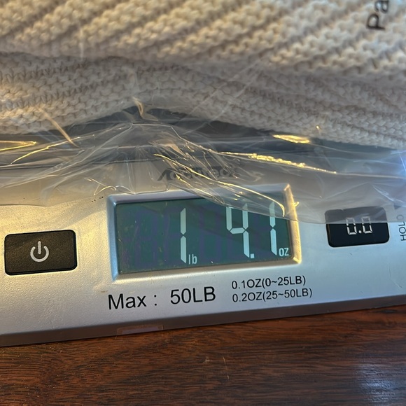 525 America Cotton Ribbed Open Front Cardigan Shawl Collar Bell Sleeves Large - Picture 6 of 6